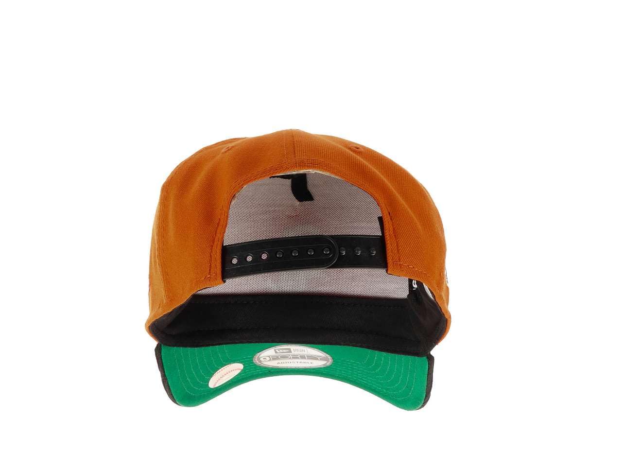 9Forty A-Frame Snapback Caps New Era regulowany letni baseball jeden rozmiar sztruksowy czarny pomarańczowy