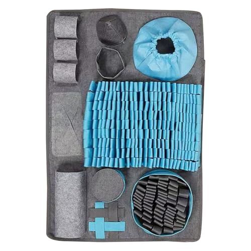 Rrlihjgu Alfombra de Olfateo para Perros - Juguetes Alfombrilla de Olfateo para Cachorros - Alfombrilla de Enriquecimiento Ambiental Para Estímulo Mental Juego de Búsqueda Entretenimiento Todo Tipo de