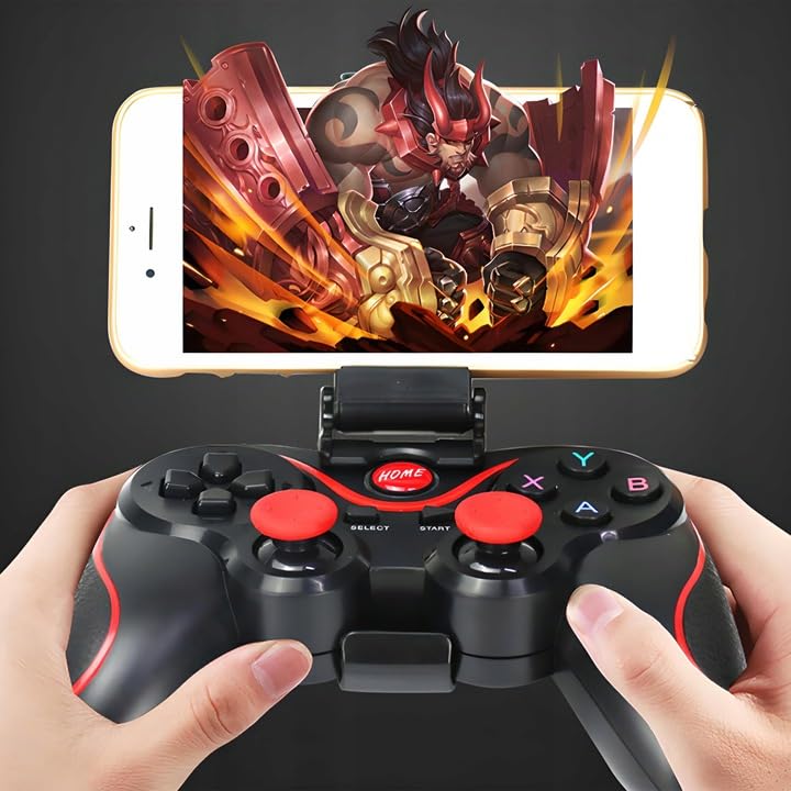 Retoo Controller per Telefono Bluetooth, Controller Smartphone Android/iOS con Batteria da 400 mAh e raggio di 10 m, Gamepad wireless per PC, Smartphone, Xbox, Android, Windows, Tablet