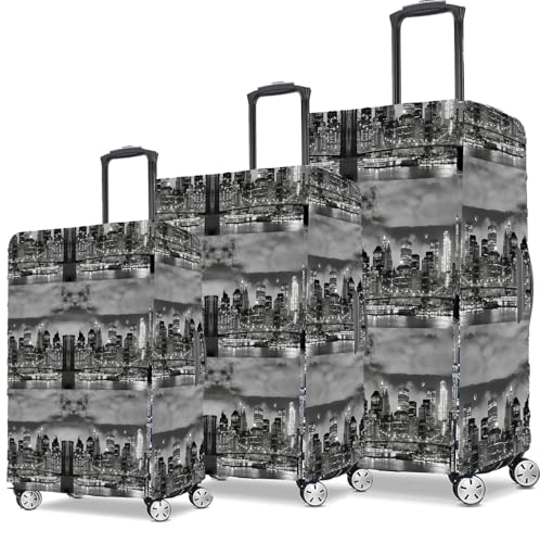 London Night Polyester Fabric Large Protective Luggage Cover Without Suitcase London Night (Small)4