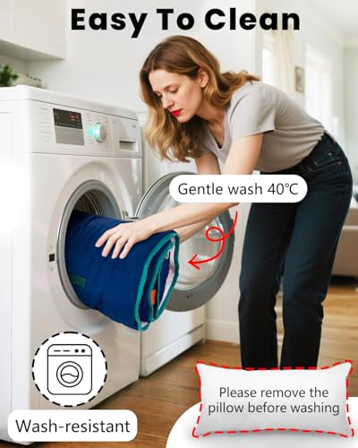 Image of Primlect Toddler Nap Mat with Detachable Blanket and Removable Pillow, Kids Sleeping Bag 55''x35'' for Daycare Preschool Kindergarten, Toddler Sleeping Mat for Boys and Girls