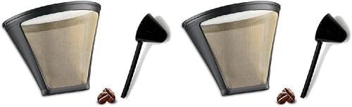 Miniatura 2 de Filtro de café permanente de repuesto Cuisinart GTF-4Filtro de tono dorado para DCC-450cafetera con grande cuchara de café, Dorado