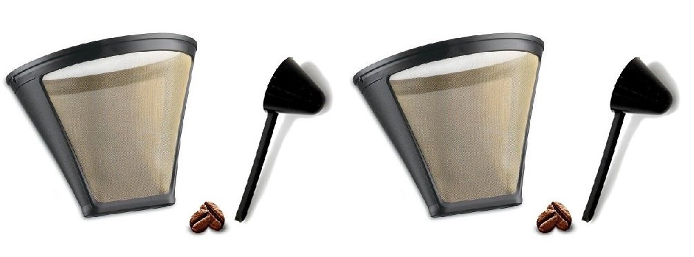 Replacement Permanent Coffee filter GTF-4 Gold Tone Filter for DCC-450 Coffee Maker with Large Coffee Scoop