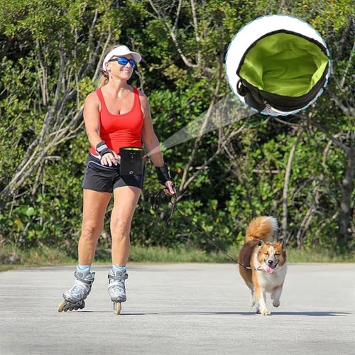 agogue Leckerlitasche für Hunde, Schwarz Leckerlibeutel für Hunde, Vielseitig Tragbar Futterbeutel Hundetraining, Verwendet Spaziergänge Training Fütterung Reisen und Wandern