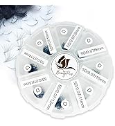 BeautyPros 5D Premade Volume Lash Extension Kit- 5D Mixed Tray 500 Premade Fans Eyelash Extension...