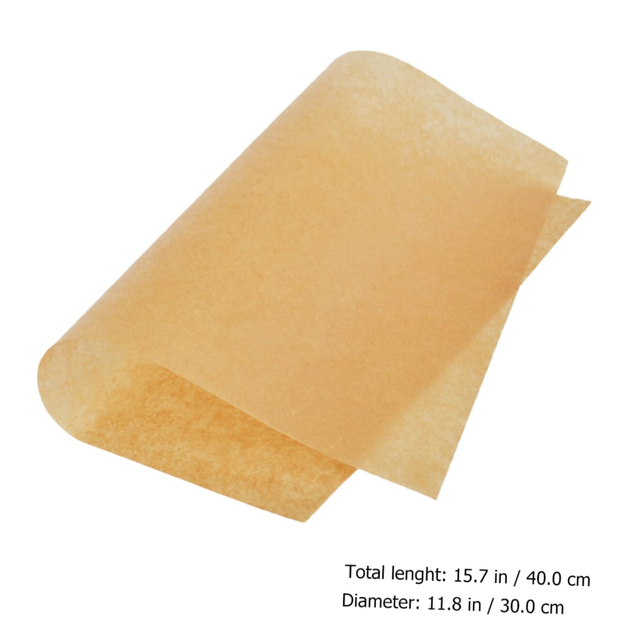 PRETYZOOM 100pièces Papier Sulfurisé Antiadhésif Feuilles Prédécoupées Pour Cuisson Four Résistant Jusqu