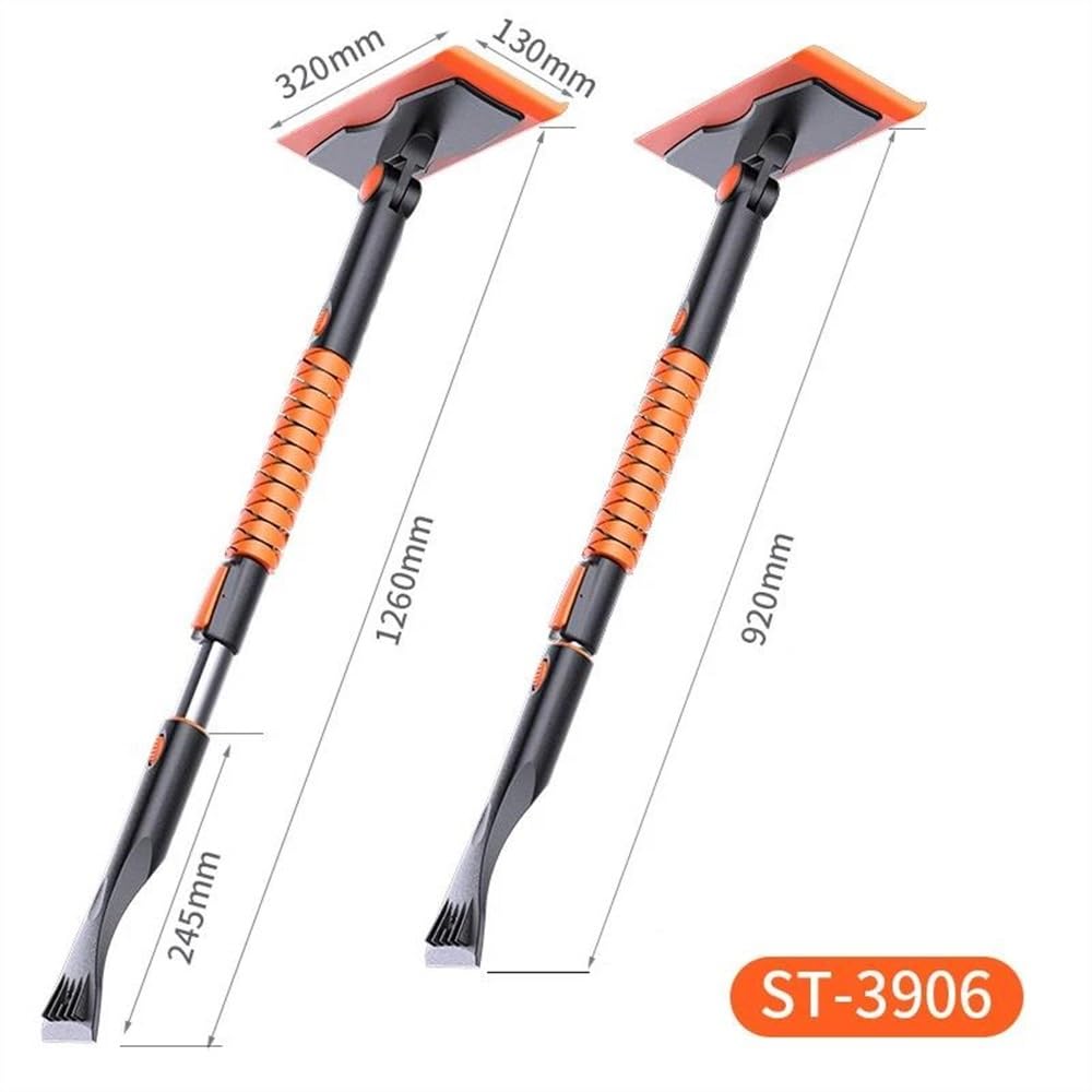 Rascador de hielo para coche Cepillo De Nieve Desmontable Para Invierno, Cepillos Para Quitar Hielo, Herramienta Limpiadora Multifuncional Para Quitar Cristales Y Nieve Rascadores de hielo para coche(