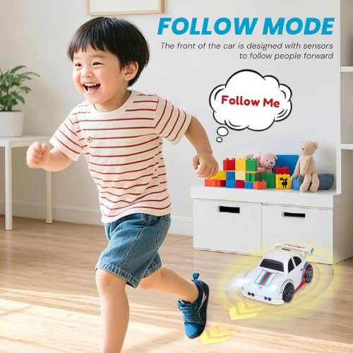 PN AVAN RC Drift Car with LED Lights 2.4GHz, White - Image 7