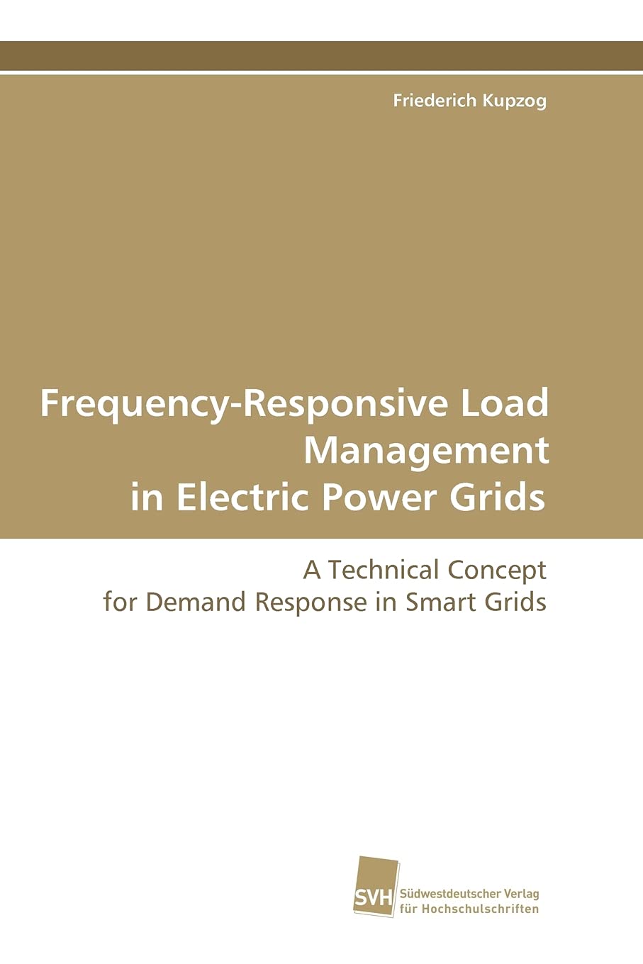Buy Frequency-Responsive Load Management in Electric Power Grids: A ...