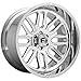 Fuel 1PC D721 22X12 8X6.5 HL-Polish -43MM AUTO Wheel Total of 1