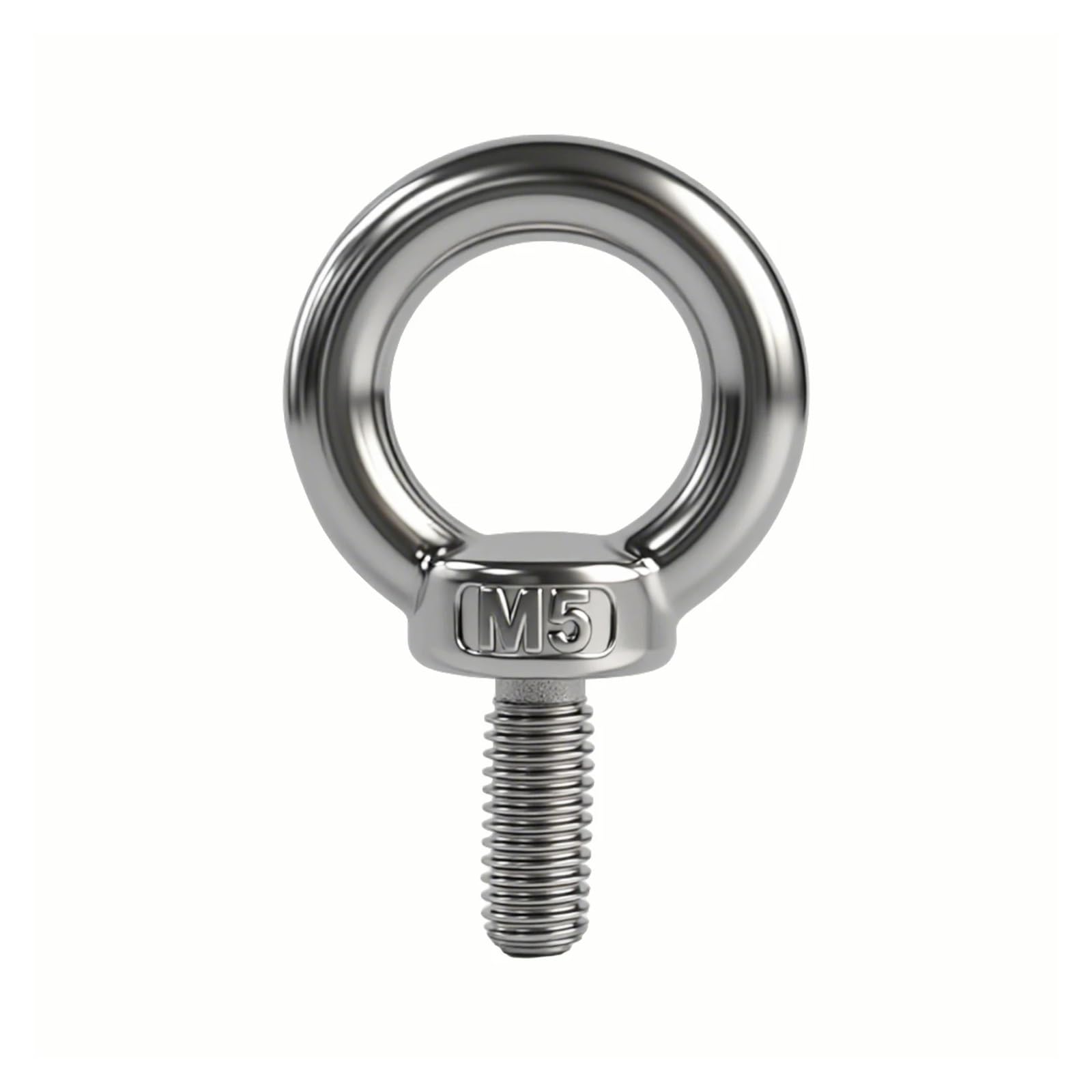 Pernos de Ojo de Acero CáNcamos 15/1 piezas de pernos ojo acero inoxidable M4 M5 M6 M8 fácil instalación con rosca(M5,10 PCS)