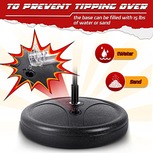 Punching Bag for Kids Include Boxing Gloves & Stand Height Adjustable Kids Boxing Bag for Boys and Girls Aged 3 4 5 6 7 8 9 10 Years Old - Thumbnail 4