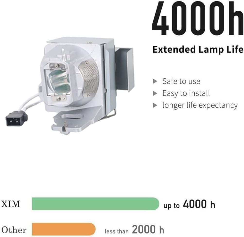 XIM BL-FU245A Replacement Projector Lamp Bulb for Optoma HD39HDR GT1080HDR EH412ST EH412 W412 X412 HD30HDR HD29HST HD29HLV HD1080HDR EH205ST