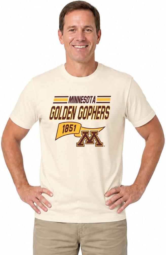 Varsity Club Pennant Shirt, Ringspun Cotton, Short Sleeve, Tag-Less