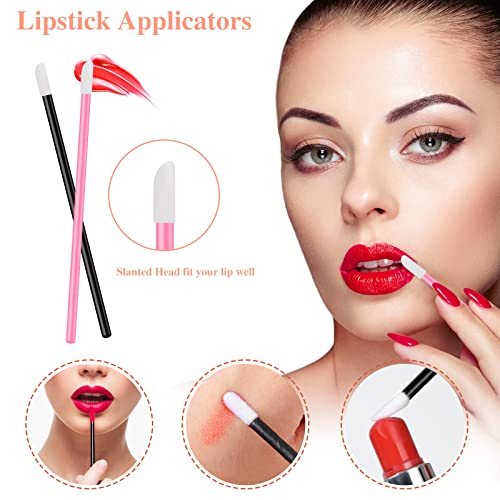 306 Pcs Disposable Makeup Applicators Tools Kit 70 Disposable Eyeliner Brushes 100 Mascara Wands Eyelash Brush 100 Lipstick Applicators 30 Eye Shadow Brush #TOP3