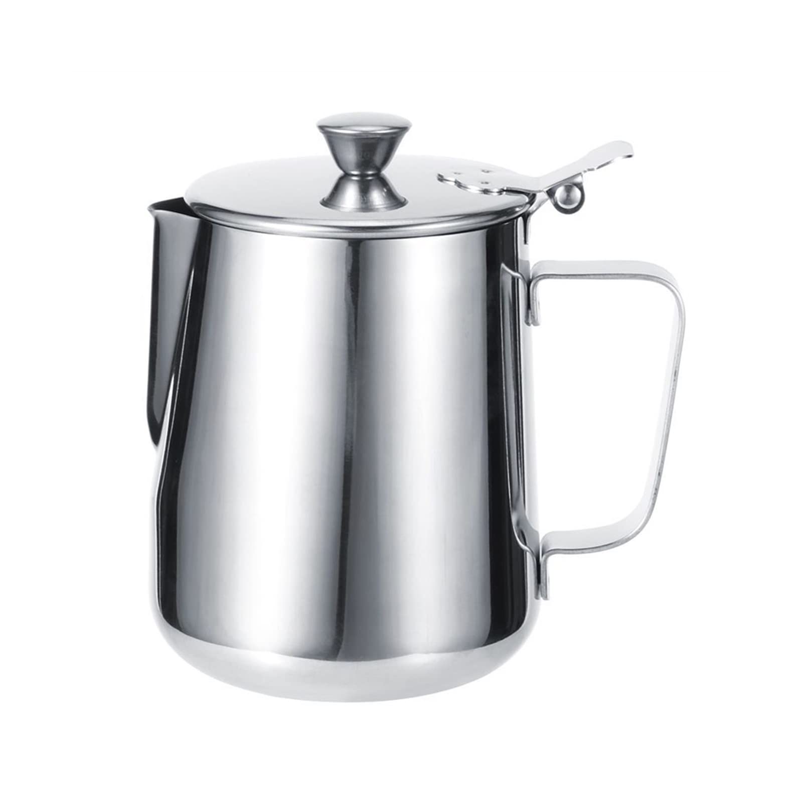 caihuashopping Pot À Lait 600 ML 1000 ML d'acier Inoxydable épaississant Le Lait Mousseux Tasse de Tasse d'artisture d'art Latte avec Une pichet de café Outil de café Pichet à Lait