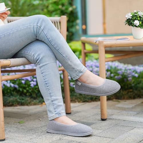 Garonne Women's Slippers with Memory Foam, Ladies' Non-Slip House Shoes for Bedroom Indoor/Outdoor2