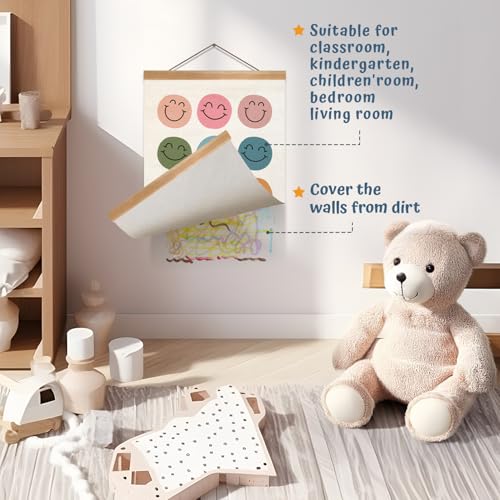 Smiley Face Poster for Babys Boys Girls Kids,Canvas Hanging Poster, Kids Wall Decor Gifts for Classroom Nursery Home school Baby Room Playroom Reading Room Bedroom Front Door-Baby Gifts Shower 12x16inch(Face) - Image 4