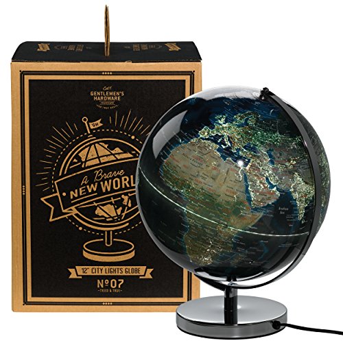 Gentlemens Hardware Globe Light | Plastic | Blue |12 Inch