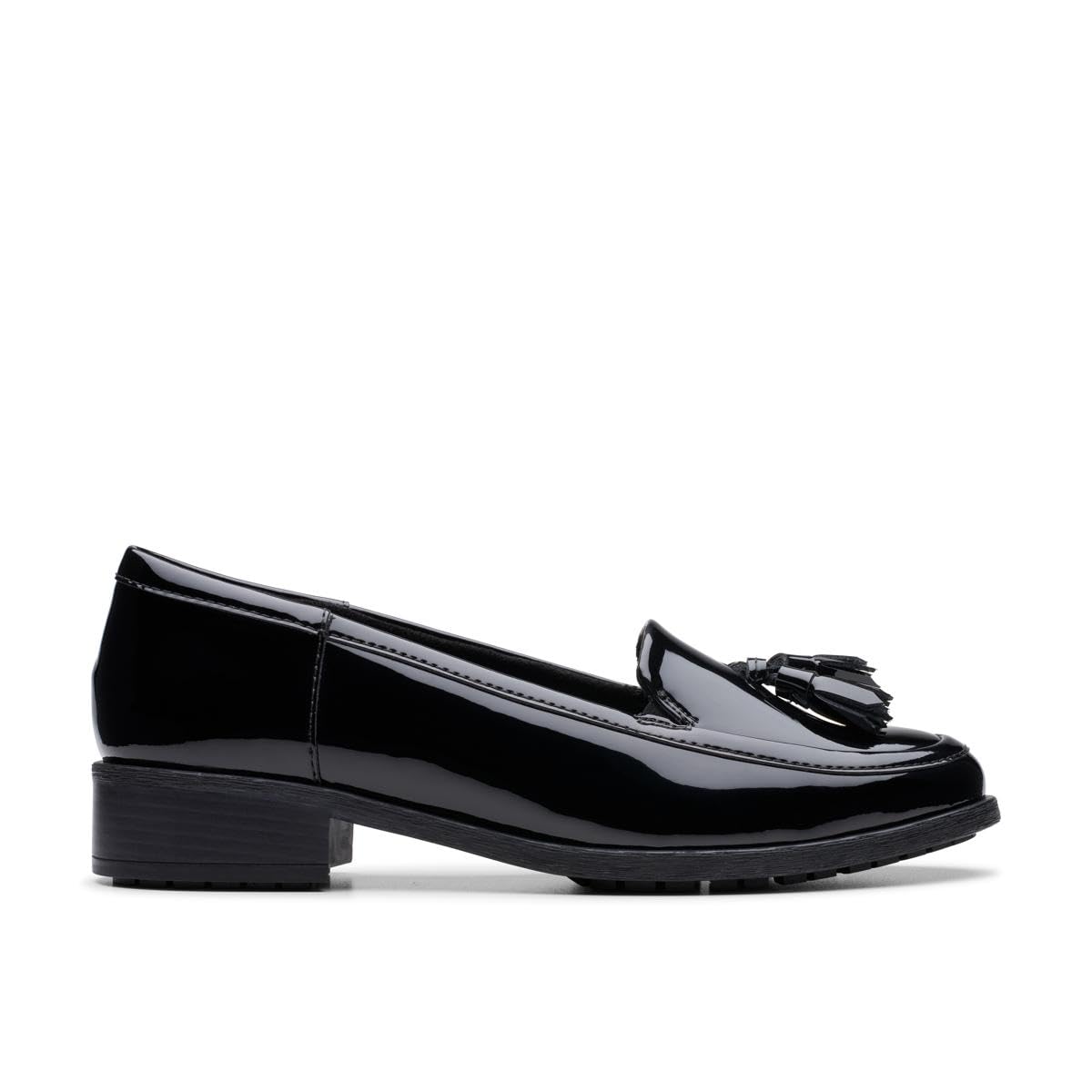 Clarks Havisham Edge Womens Black Pat, 4.5