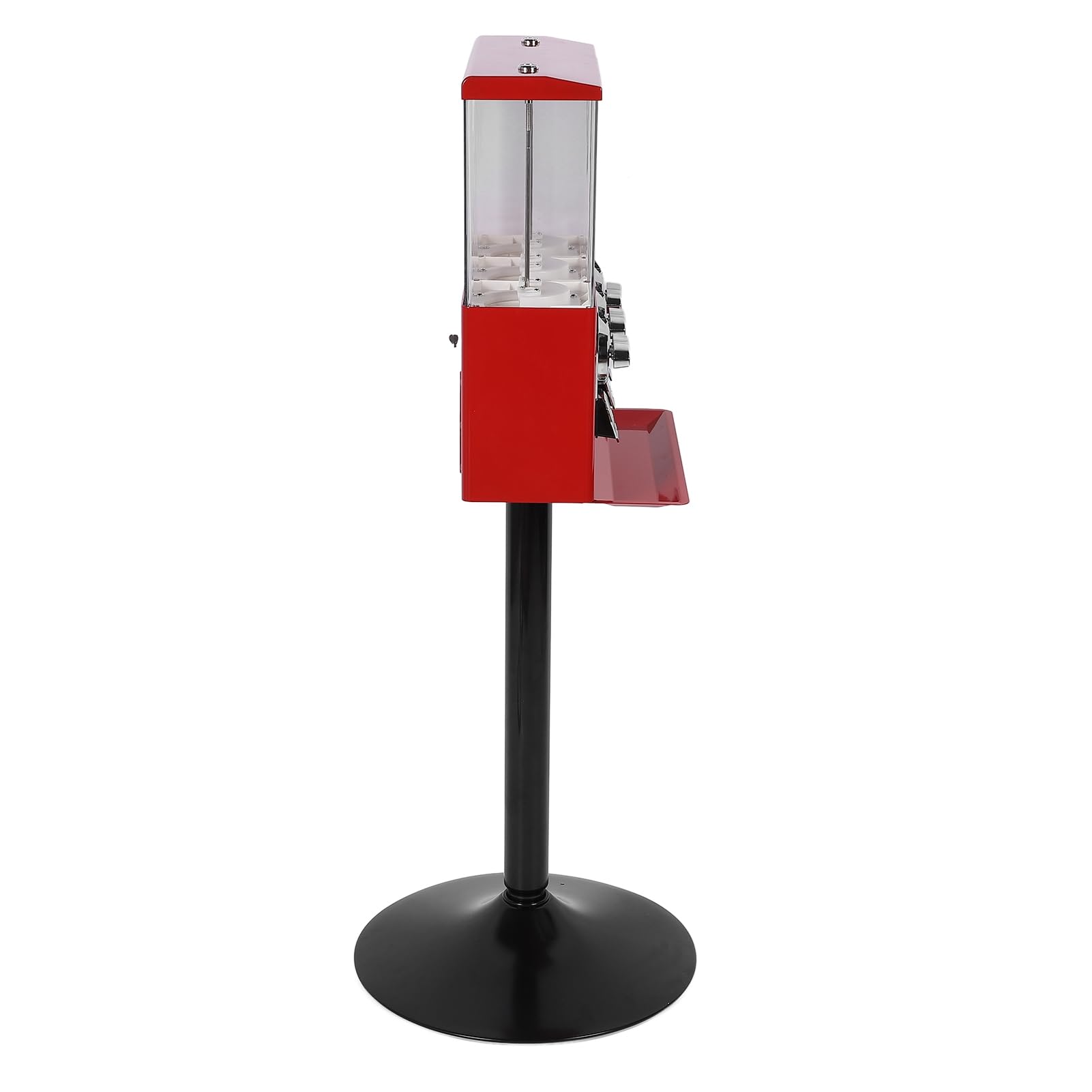 Rengue Automat Sprzedający Słodycze ze Stojakiem 3 Niezależne Pudełka Na Cukierki Klucze Zabezpieczające Przed kradzieżą Na Monety dla Sklepu Szkolnego