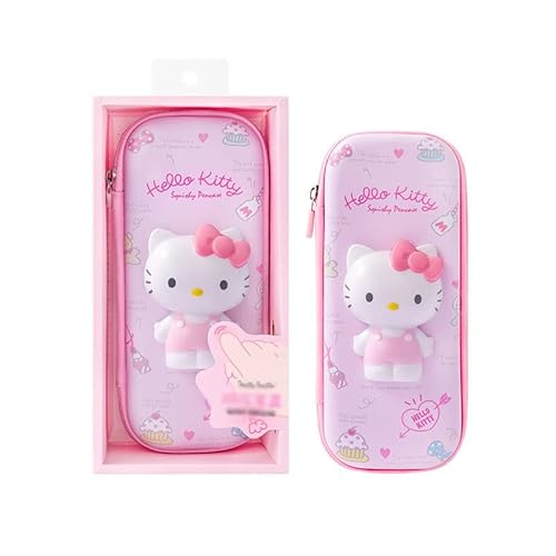 マイメロディ シナモロール ハローキティ クロミ 筆箱 ペンケース かわいい ミニ 小物入れ 筆入れ 子供用 大容量 文具収納ケース コンパクト おしゃれ 可愛い 学校用に 女の子 子供 入学準備 小銭入れ (Color : ハローキティ)