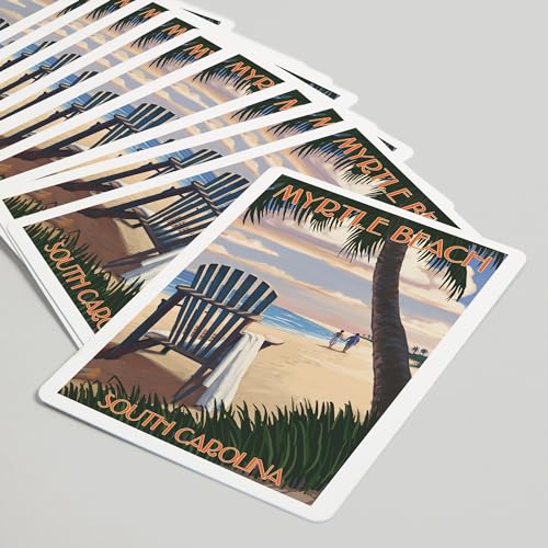 Lantern Press Naipes Poker Myrtle Beach, 52 cartas miniatura 5