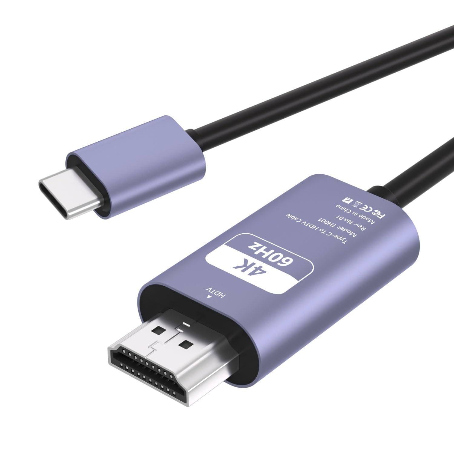 Amazon | USB Type C HDMI 変換ケーブル - 2M 【4K@60Hz映像出力