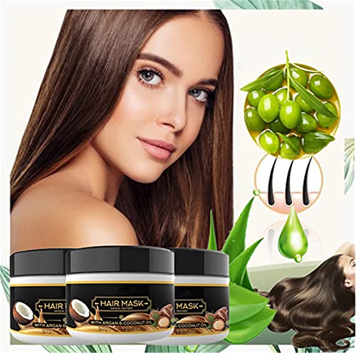 Shinyhair Instant Keratin Hair Repair Mask, Instant Repair Keratin Hair Mask, Advanced Molecular Hair Root Repair, Keratin Hair Mask for Dry Damaged Hair and Growth, Hydrate & Nourish (3PCS)