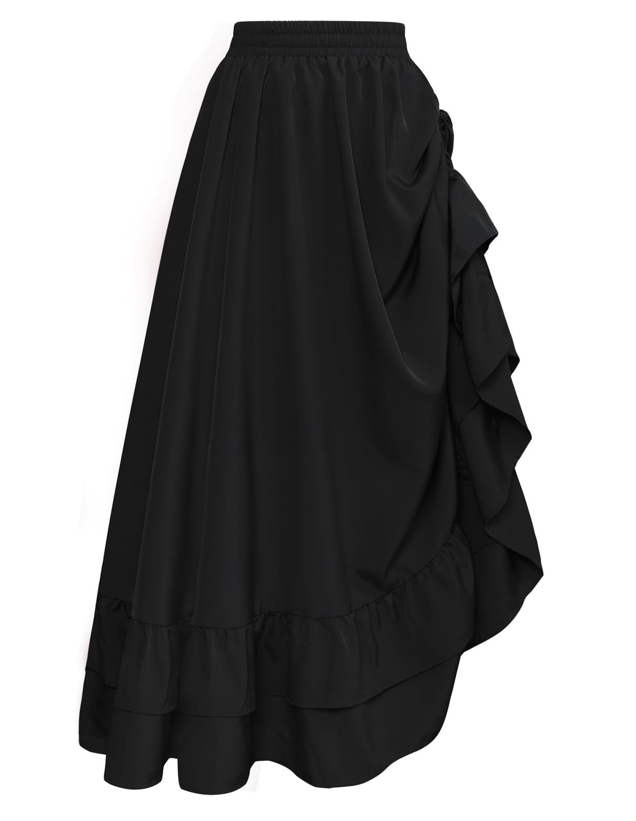 Maxi Skirts for Women Renaissance Skirt Long Flowy Layered Medieval Skirt