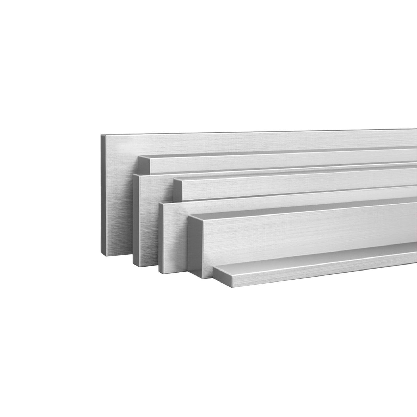 3 pezzi Barra Piatta in Acciaio Inox 304, 3mmx15mm, lunga 100mm