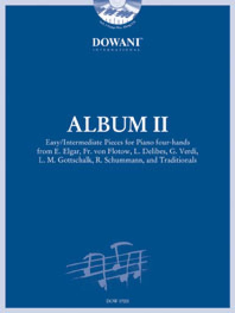Album ii for piano four-hands piano+cd