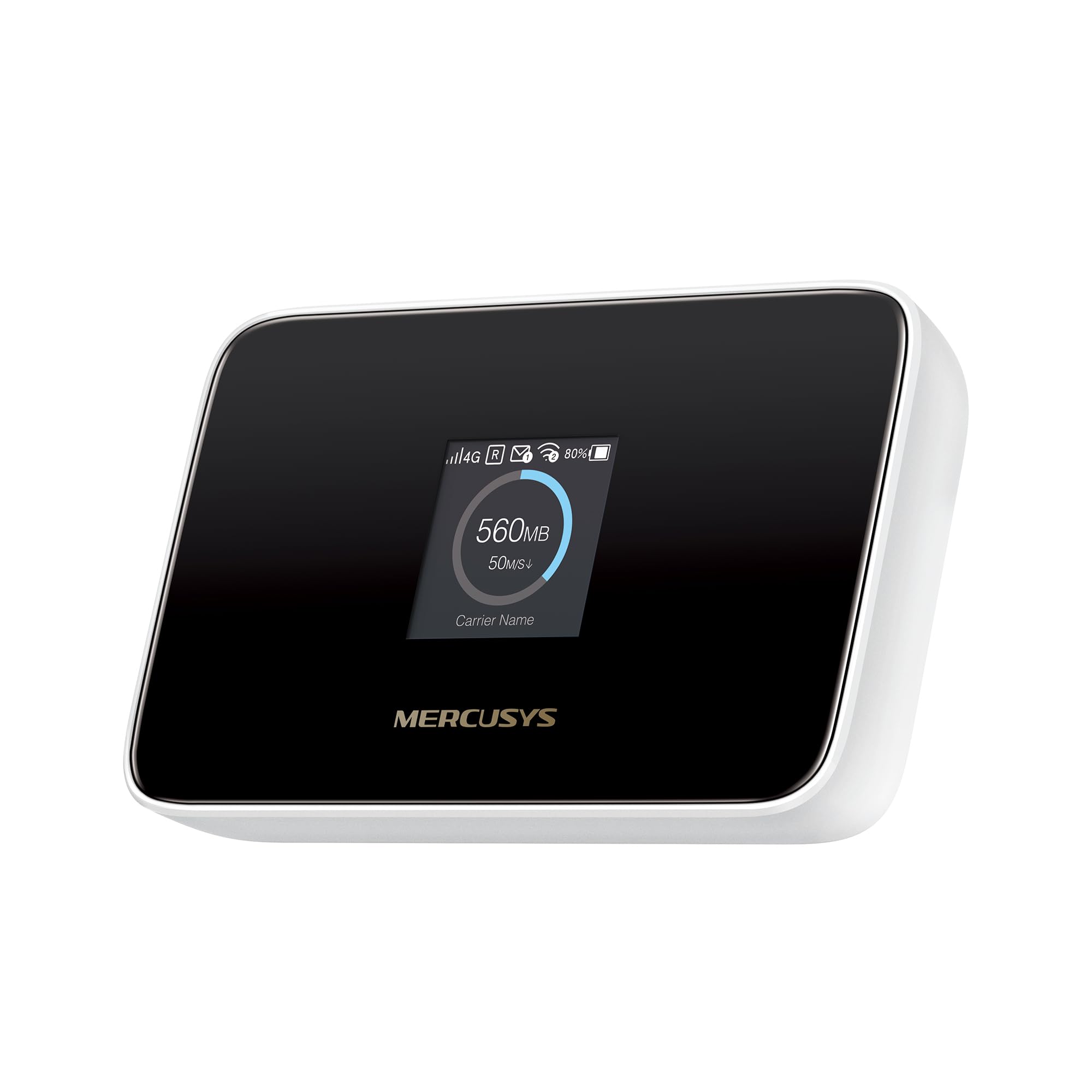 Mercusys MT115 Router WiFi portátil para Viajes con Tarjeta SIM sin Contrato, 4G LTE 150 Mbps, Wi-Fi 6 AX300, hasta 10 Dispositivos, batería de 2400 mAh, hasta 10 Horas de autonomía