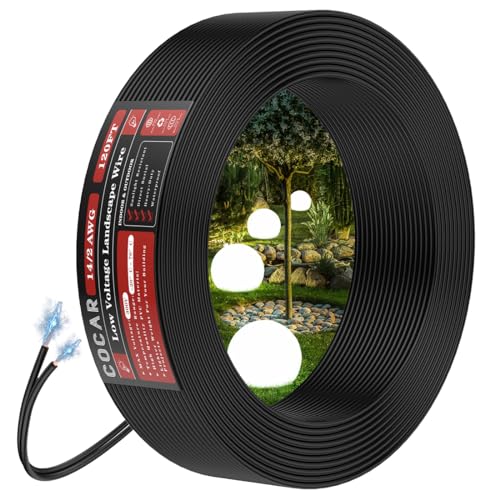 Câble conducteur basse tension de calibre 14 Cocar pour fils électriques de jardin
