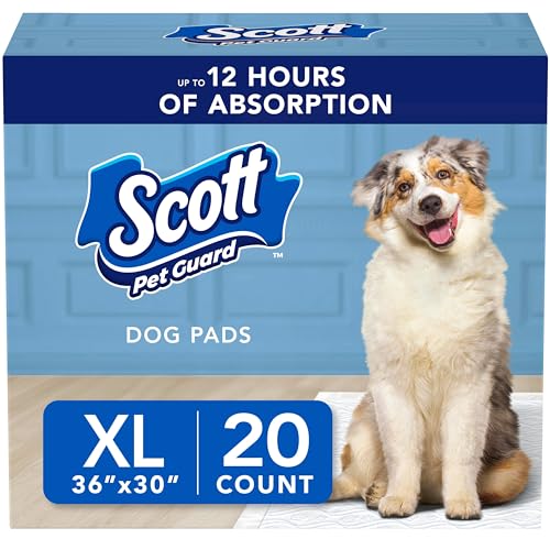 Scott Pet Guard Dog Pee Pads, XL, 30" x 36", 20 Pack - image 1