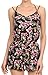 Junior's Colorful Multi-Patterned Button-Up Racerback Romper