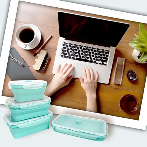 Kingmate Set 4 Pezzi di Contenitori Ermetici per