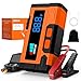 JDMCAR Starthilfe Powerbank für Pkw, 5000A 12V Auto Starthilfe Powerbank, Jumper Starter Powerbank mit LCD Bildschirm & LED Taschenlampe, Autobatterie Booster, für bis zu 9L Benzin & 8.5L Diesel MB