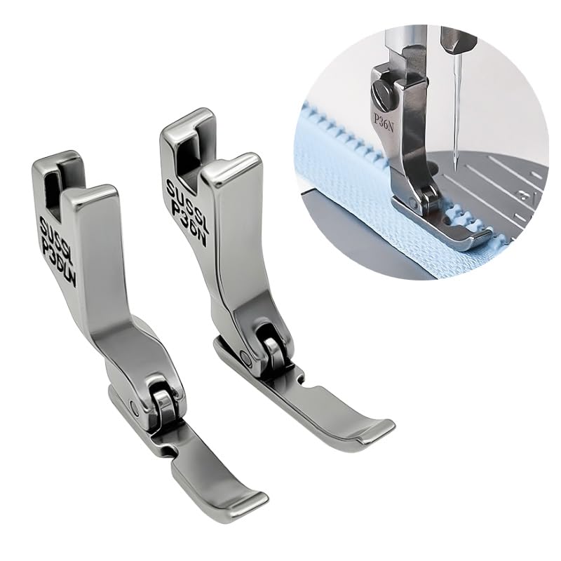4 piezas de pie prensatelas para costura industrial miniatura 3