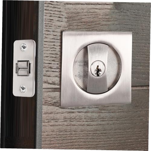 Angoily Cerradura Invisible para Puerta Corredera con Llave para Privacidad miniatura 6