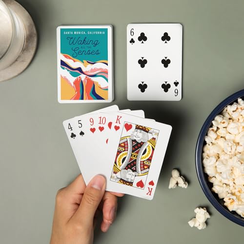 Naipes Poker Santa Monica Beach Bliss 52 cartas miniatura 2