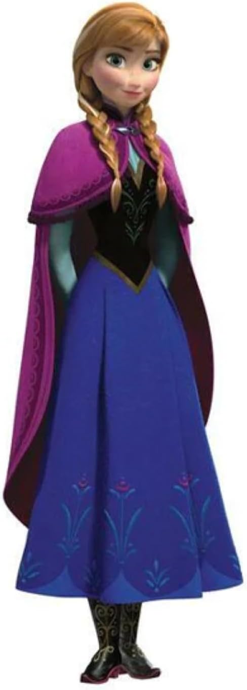 RoomMates RMK2737GM Frozen's Anna with Cape Giant Peel and Stick Wall Decals