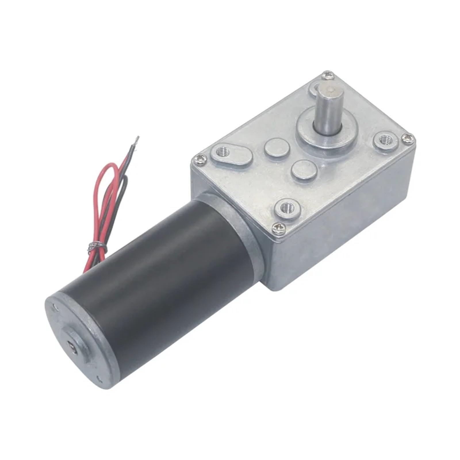 1 Stück 5840-31zy DC12V 24V Starkes Drehmoment Turbo-Schneckengetriebemotor Typ-D Welle Niedrigdrehzahl Schneckengetriebemotor CW CCW (ohne Halterung, 7 U/min, 24 V)