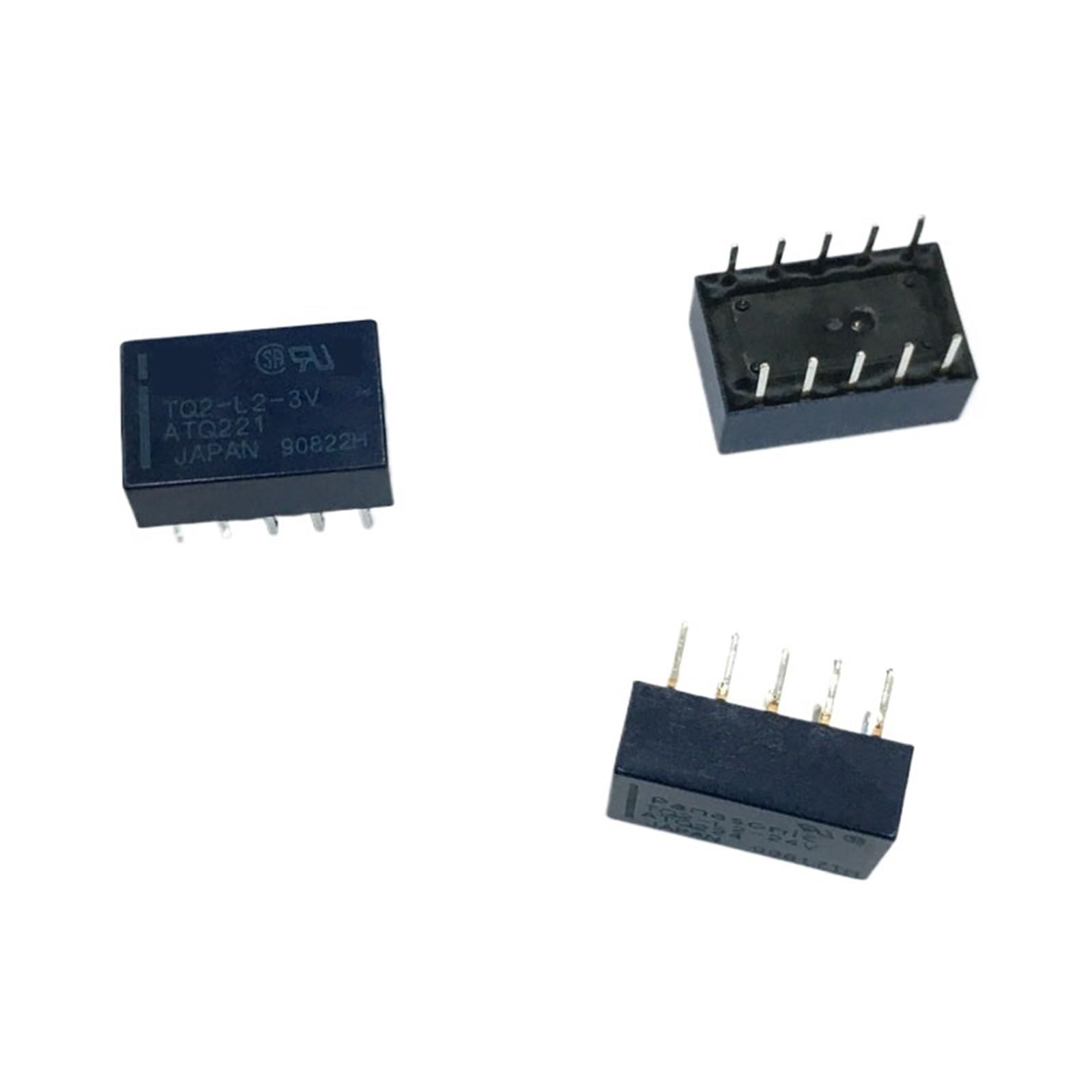 Relais TQ2-L2-3VDC ATQ221 composant electronique bistable 3V de signal lot de 10
