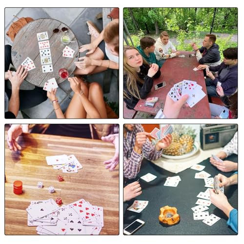 Ethlomoer 3er-Pack kleines Spielkarten-Deck mit Standard-Pokerkarten, perfekt für Reisespiele und Partys, Miniatur-Geschenk für Kartenspieler in Großbritannien – Bild 6
