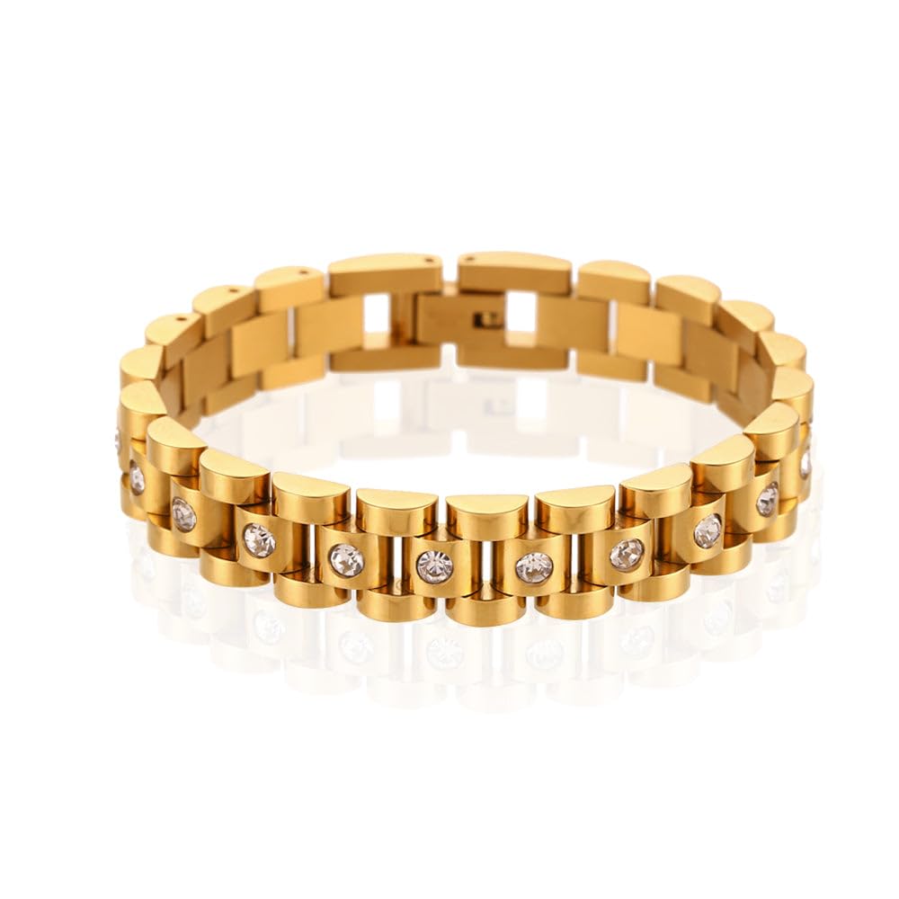 18K Gold Plated Stainless Steel Bracelet