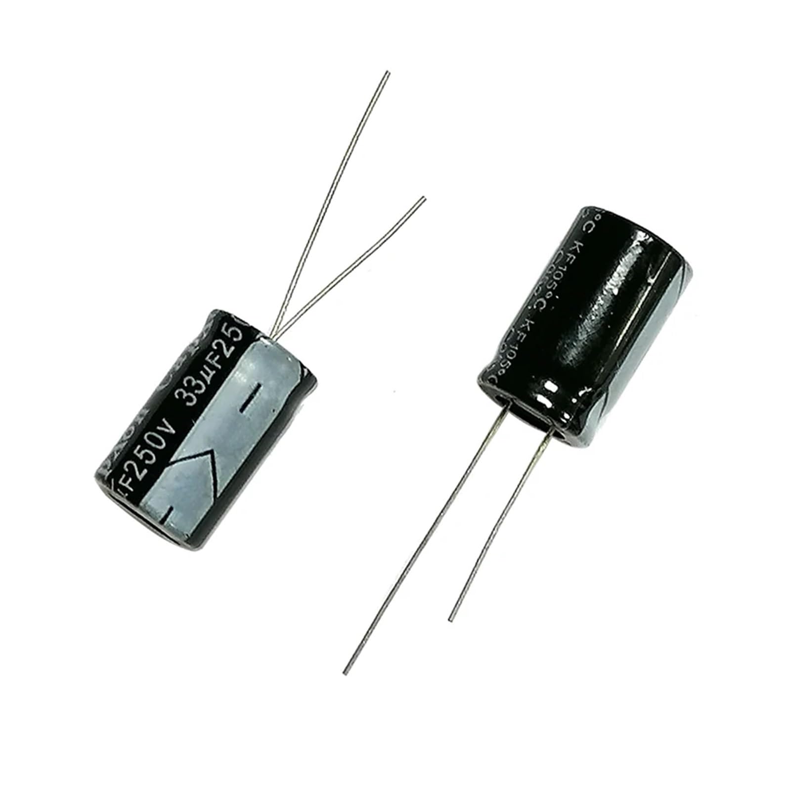 250V33uf 10x20mm Aluminum electrolytic Capacitor 33uf250v 250v33mf 33mf250v 250v33MFD 250wv 250vdc 250v 33uf 47uf 68uf 100uf (Size : 250v2.2uf 6x12 10pcs): Amazon.com: Industrial & Scientific