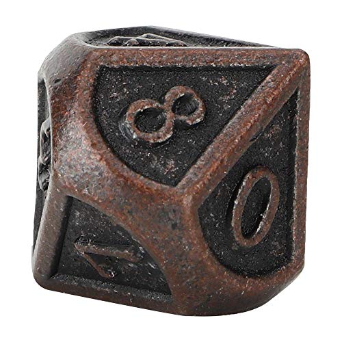 Metalen dobbelstenen, onregelmatige vorm Vintage dobbelspellen, dobbelstenen set, voor kantoor Verschillende spellen… - Image 8