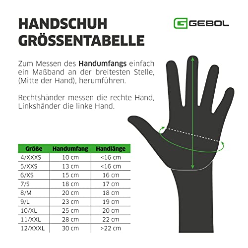 Gebol Nymphea | 1 paio | Taglia M (Gr 8) | Guanti