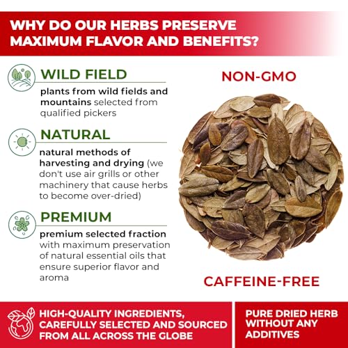 Image of 4 oz. Dried Cowberry Lingonberry Leaves Herbal Tea (Folium Vitis Idaea L.) - 113g Cowberry Leaf Herb Tea Hojas De Arandano Rojo (Arandano)